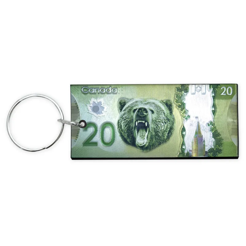 $20 BILL KEYCHAIN sold by Oh Canada WPG