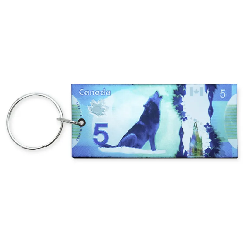 $5 BILL KEYCHAIN sold by Oh Canada WPG