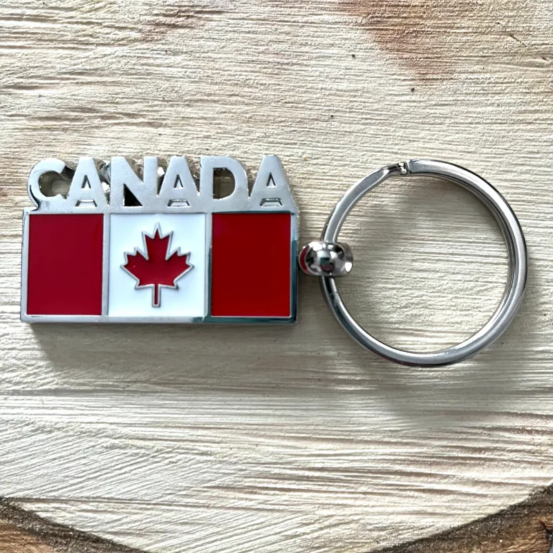 CANADA FLAG KEYCHAIN sold by Oh Canada WPG