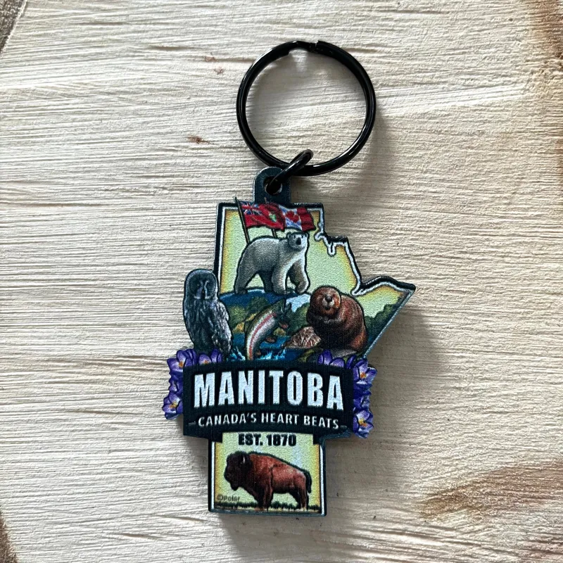 MANITOBA KEYCHAIN sold by Oh Canada WPG