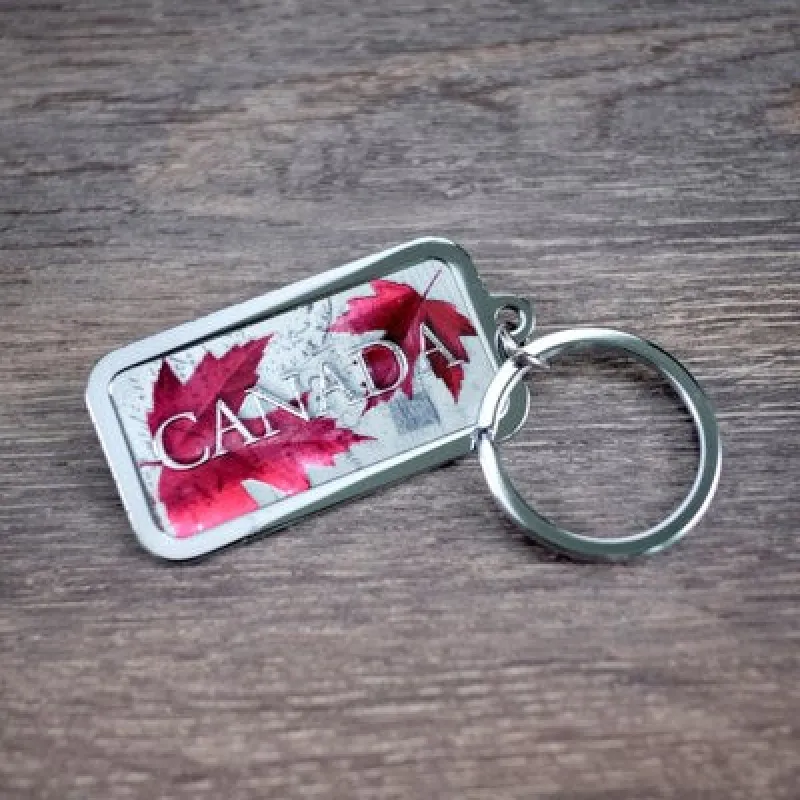 CANADA MAPLE LEAF KEYCHAIN sold by Oh Canada WPG