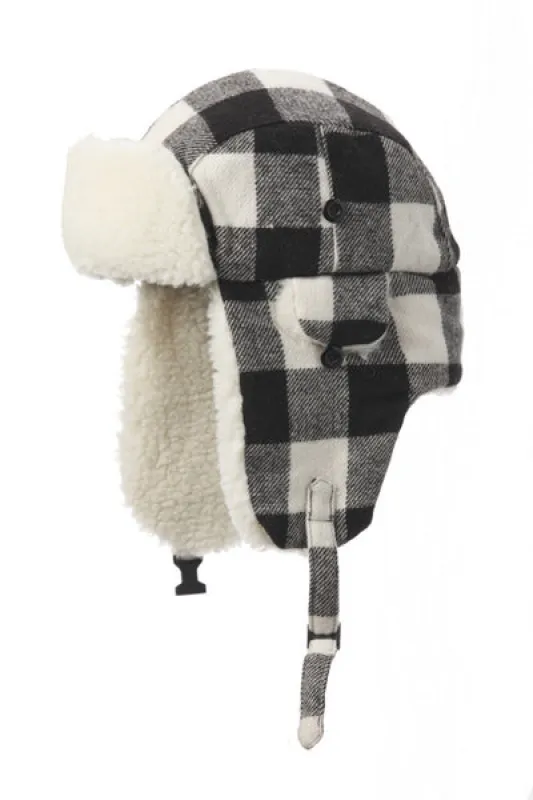 BUFFALO PLAID AVIATOR HAT sold by Oh Canada WPG