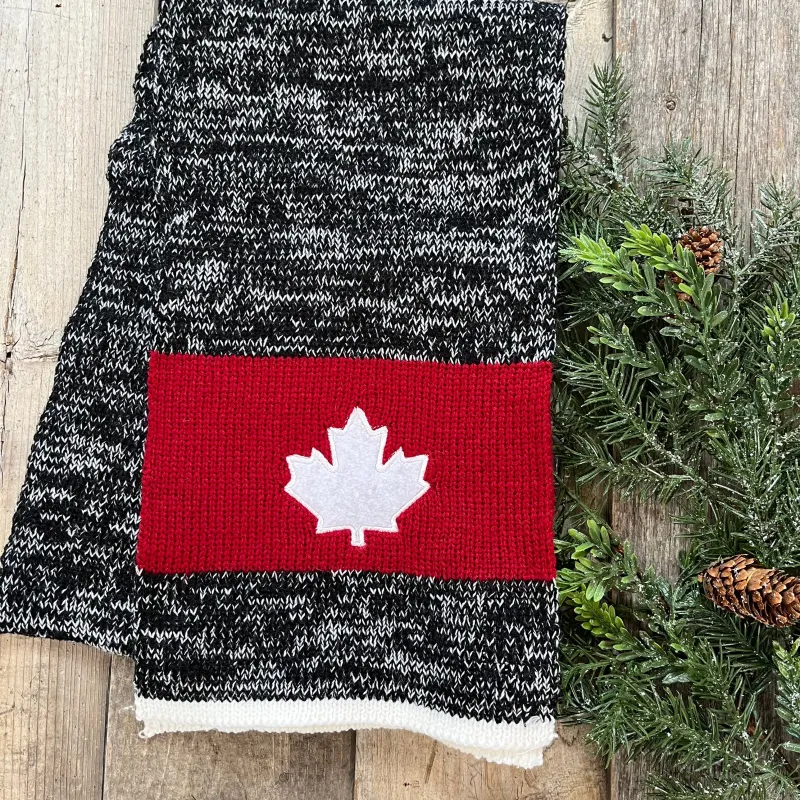 MAPLE LEAF SCARF sold by Oh Canada WPG