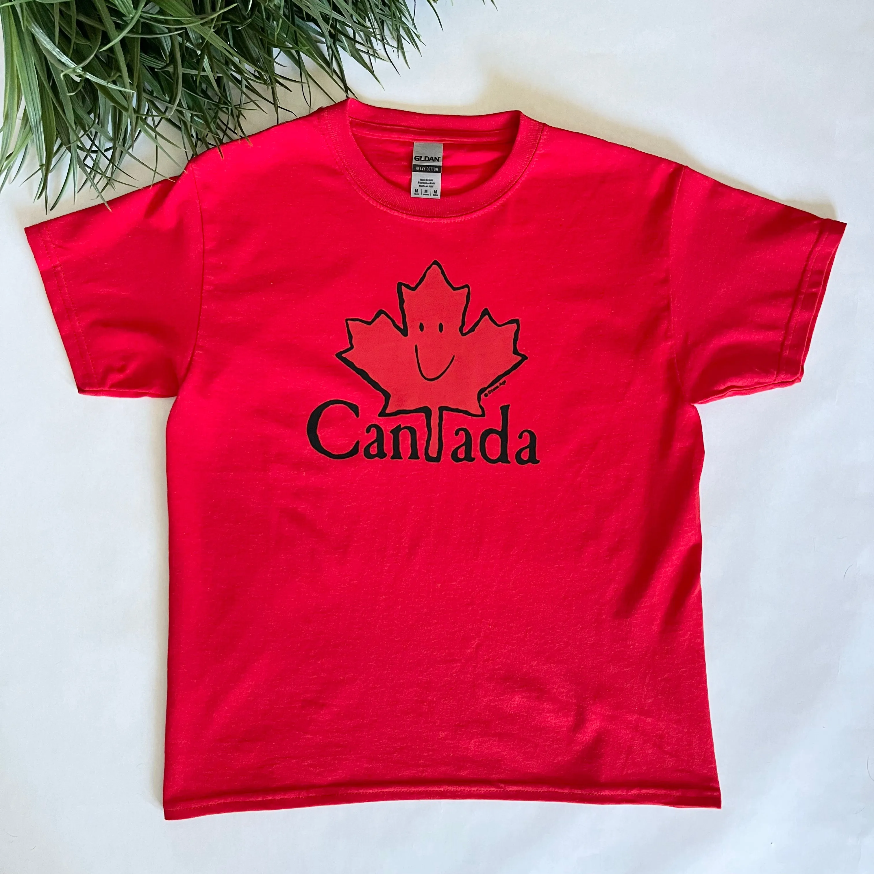 HAPPY LEAF YOUTH T-SHIRT sold by Oh Canada WPG