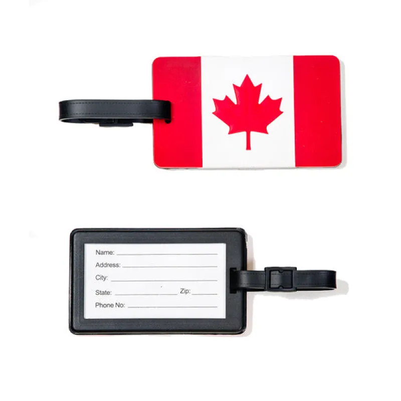 CANADA FLAG LUGGAGE TAG sold by Oh Canada WPG