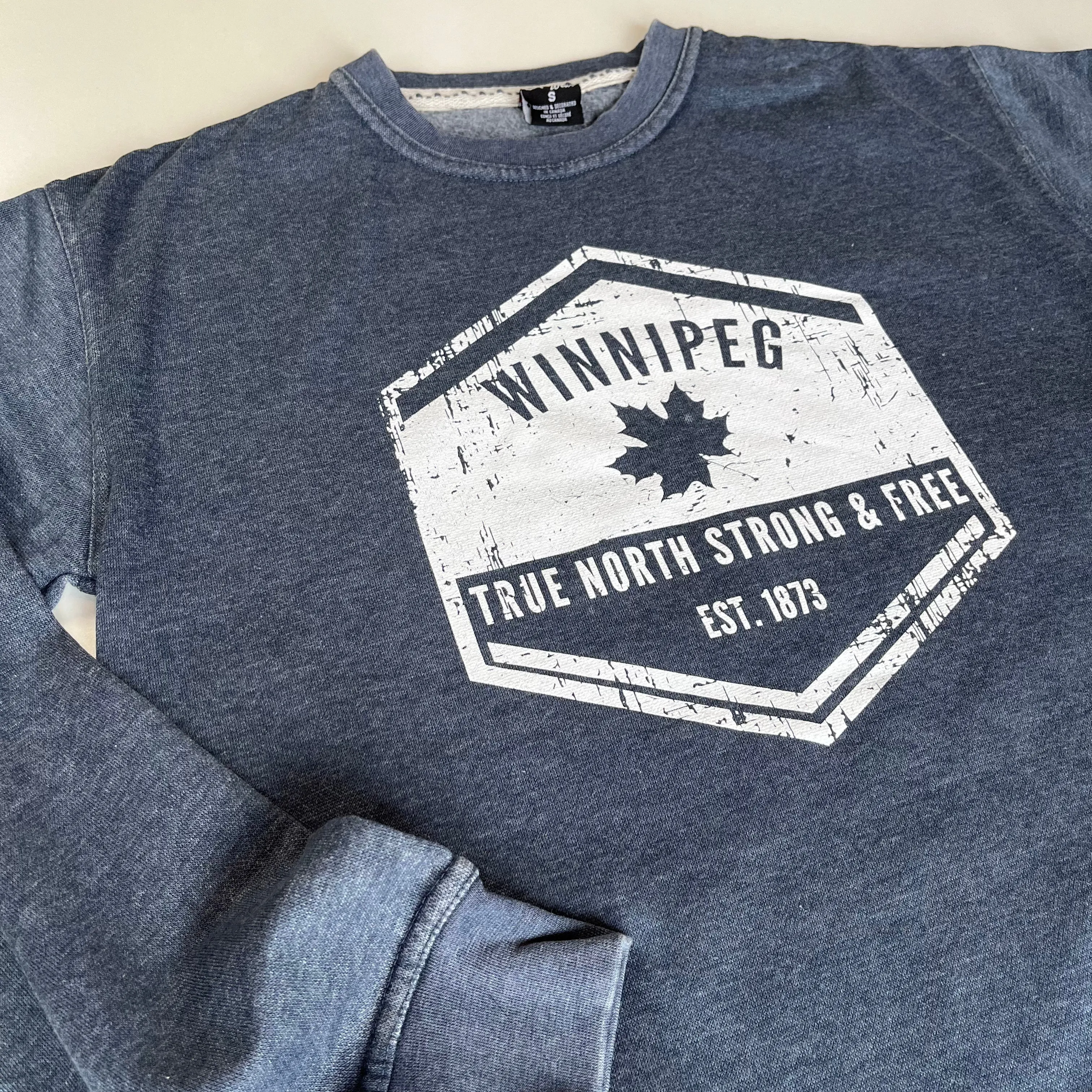 WINNIPEG 1873 HEXAGON CREWNECK sold by Oh Canada WPG product image thumbnail 4