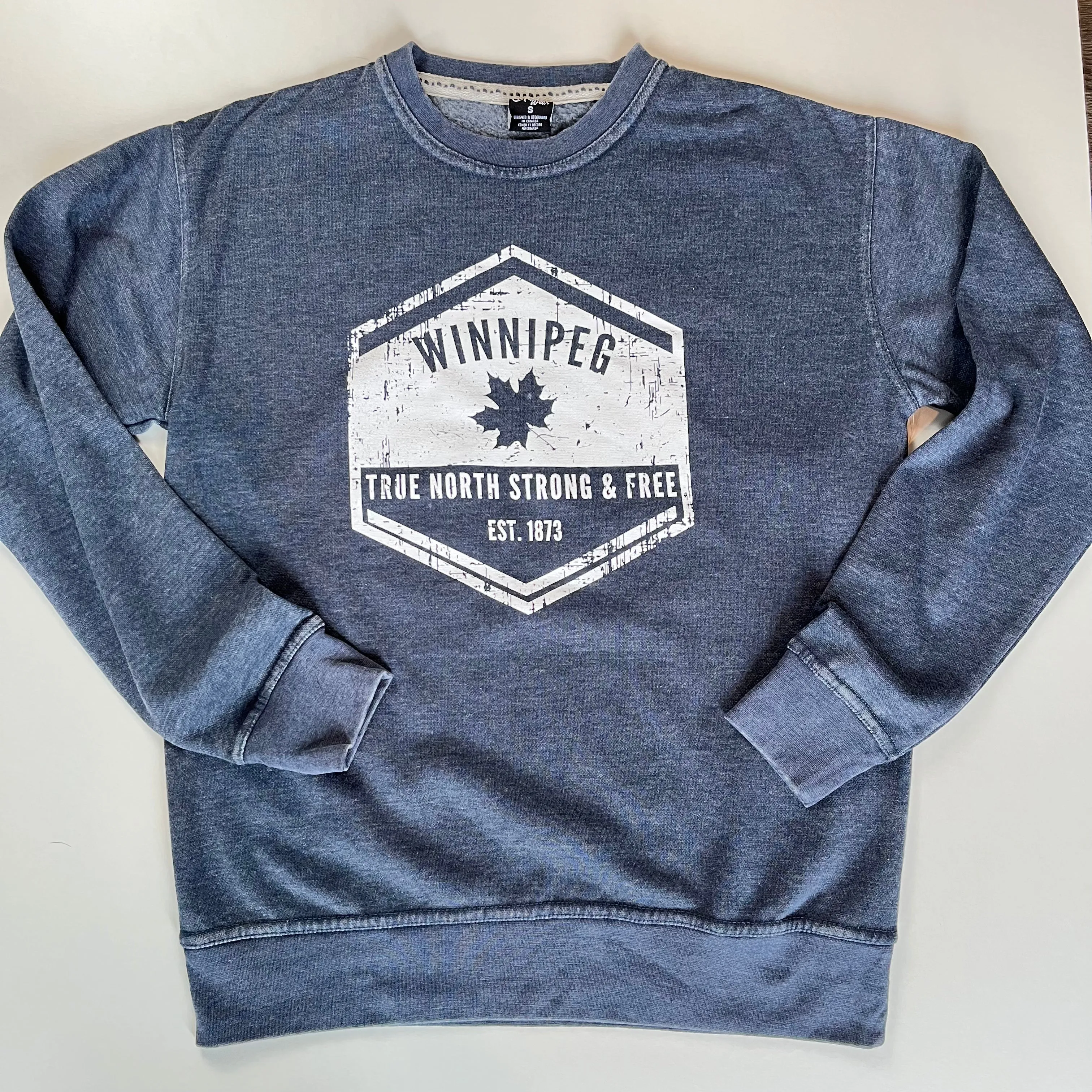 WINNIPEG 1873 HEXAGON CREWNECK sold by Oh Canada WPG product image thumbnail 2
