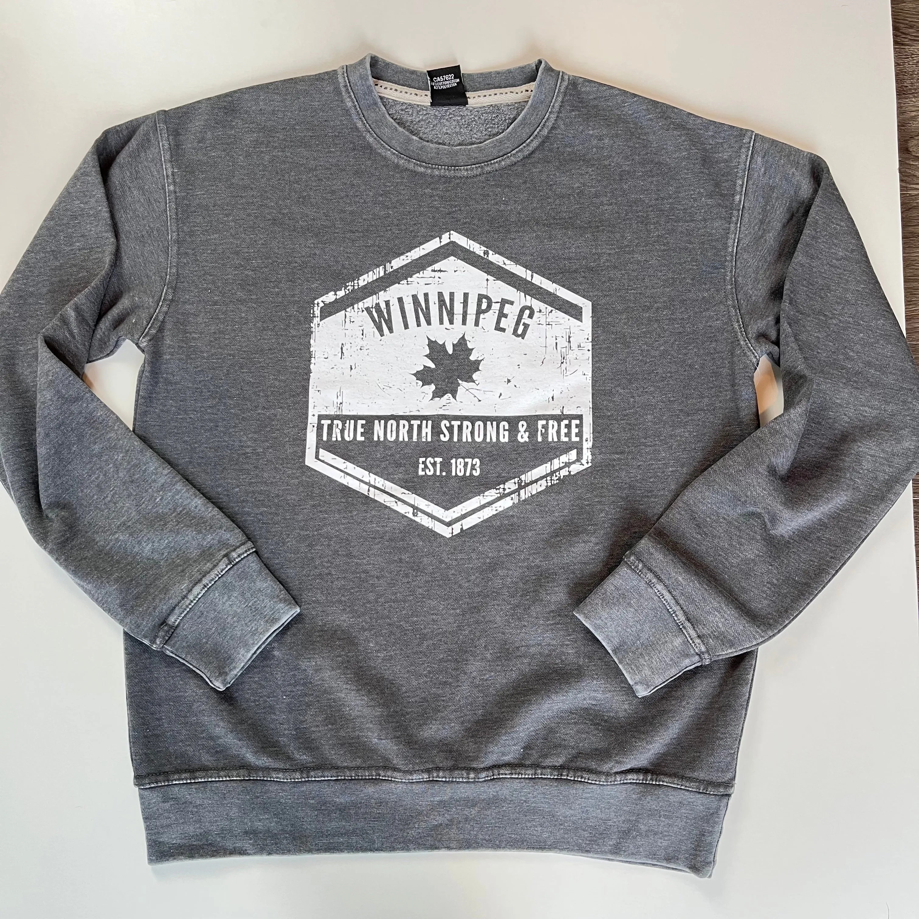 WINNIPEG 1873 HEXAGON CREWNECK sold by Oh Canada WPG product image thumbnail 3