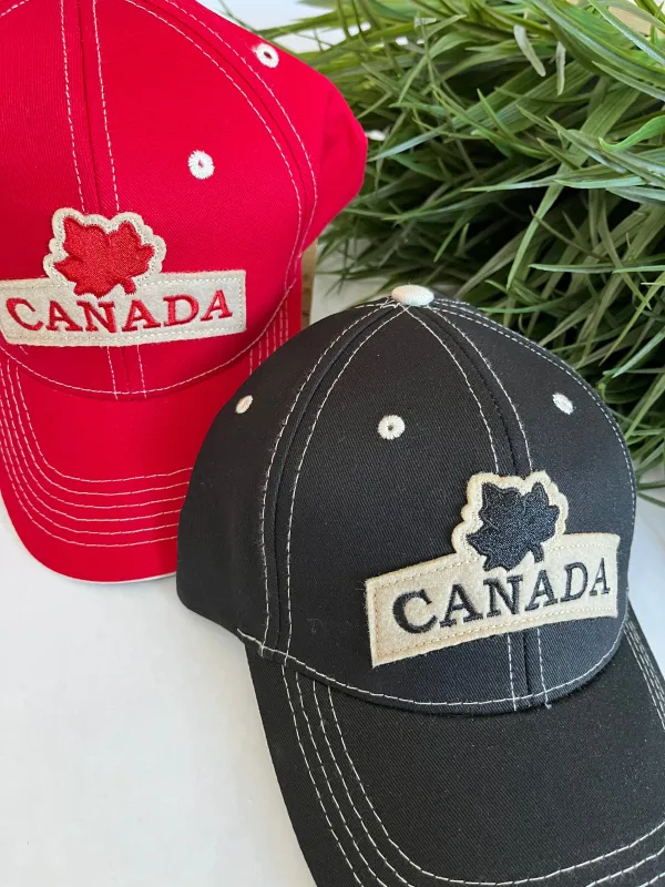 APPLIQUE CANADA HAT sold by Oh Canada WPG