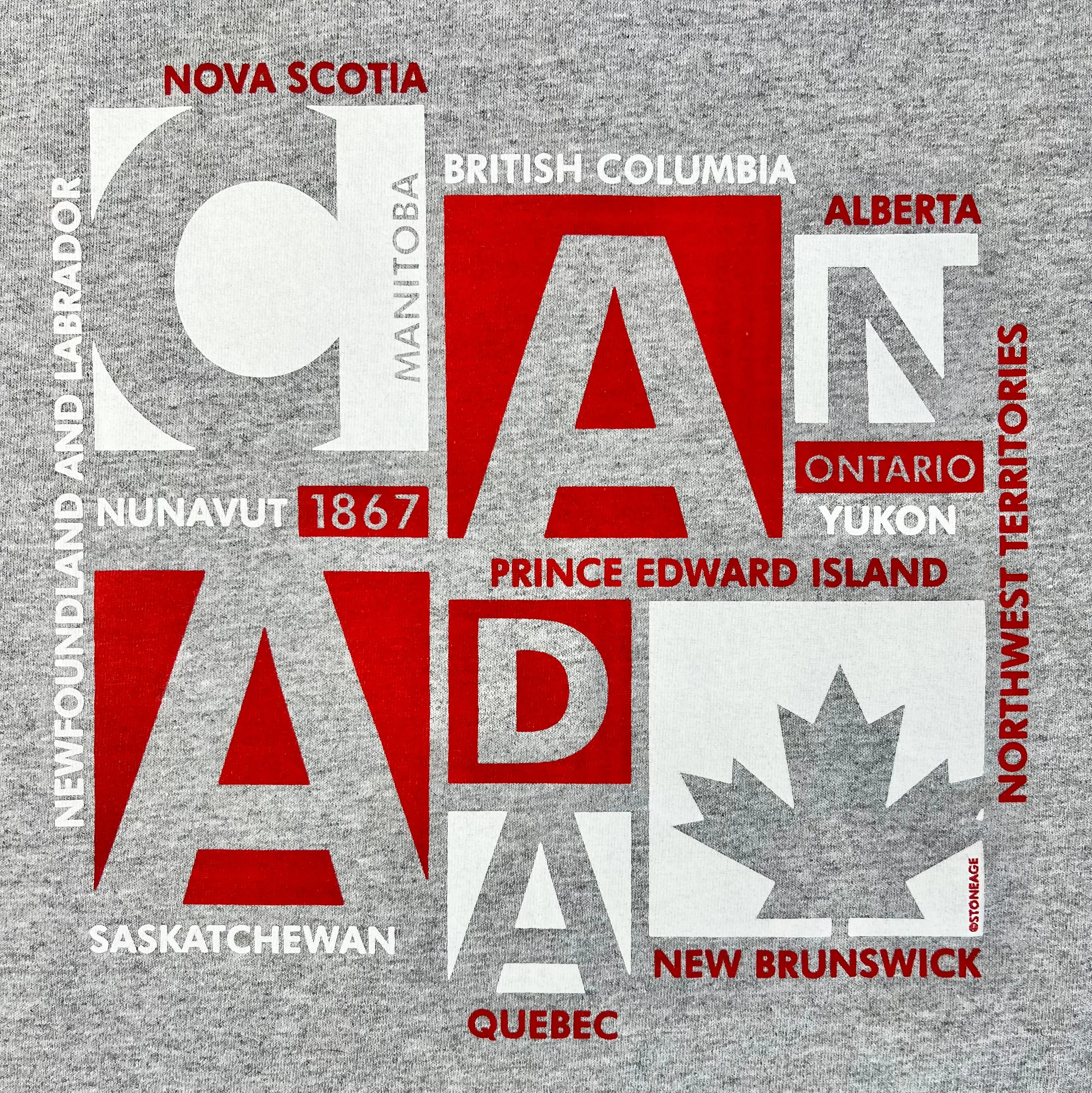 PROVINCES YOUTH T-SHIRT sold by Oh Canada WPG product image thumbnail 2