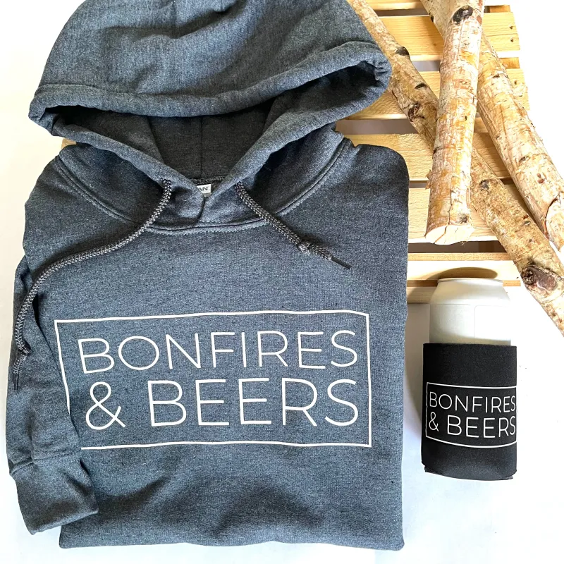 BONFIRES & BEERS HOODIE sold by Oh Canada WPG