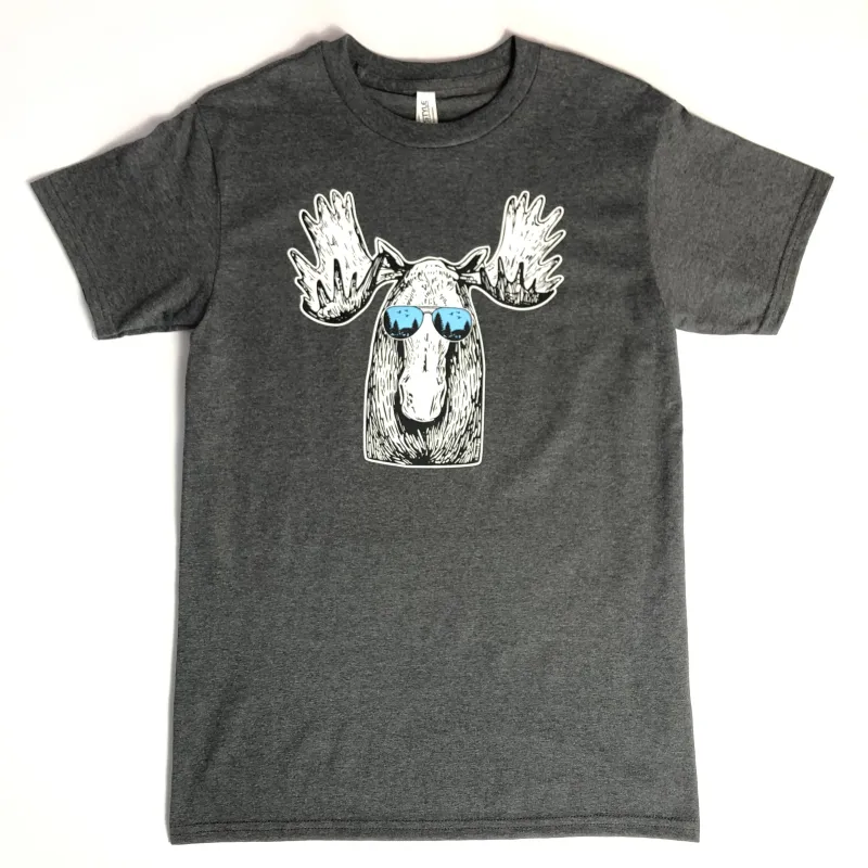MOOSE WEARING SHADES T-SHIRT sold by Oh Canada WPG