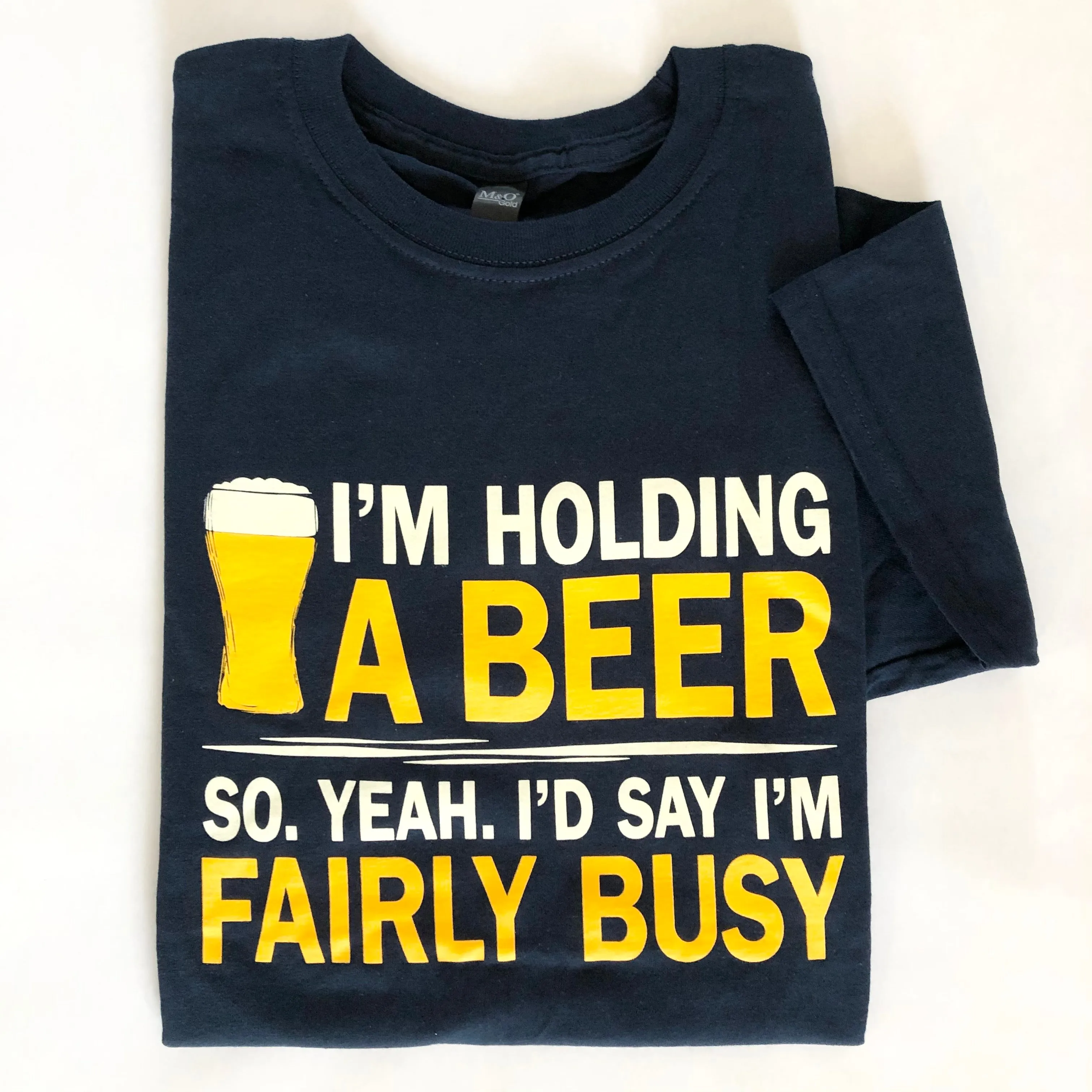 I'M HOLDING A BEER T-SHIRT sold by Oh Canada WPG product image thumbnail 2