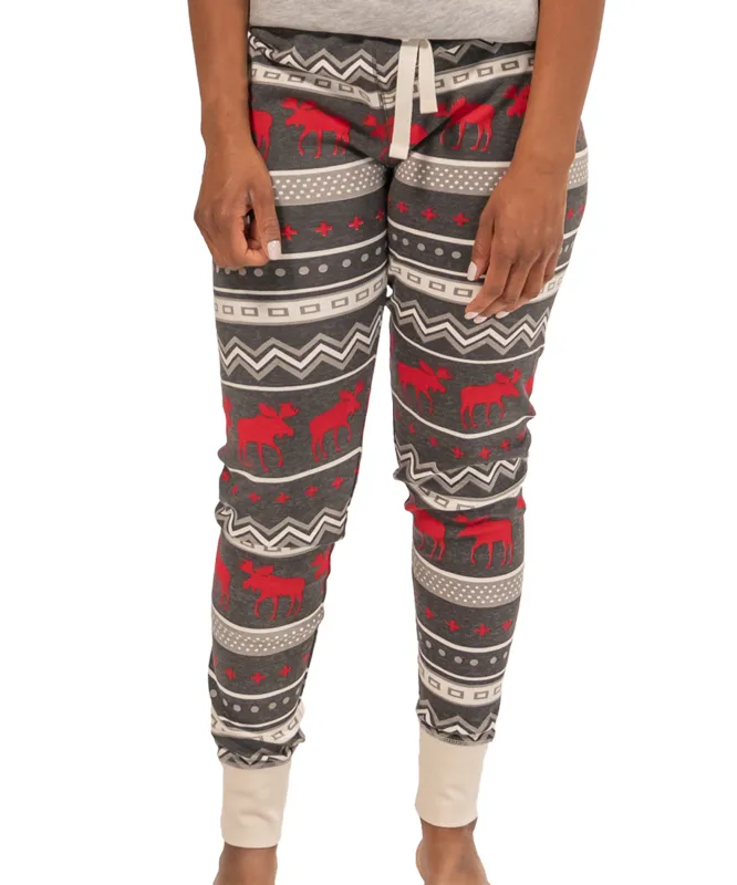 LAZY ONE CABIN MOOSE PJ LEGGING sold by Oh Canada WPG