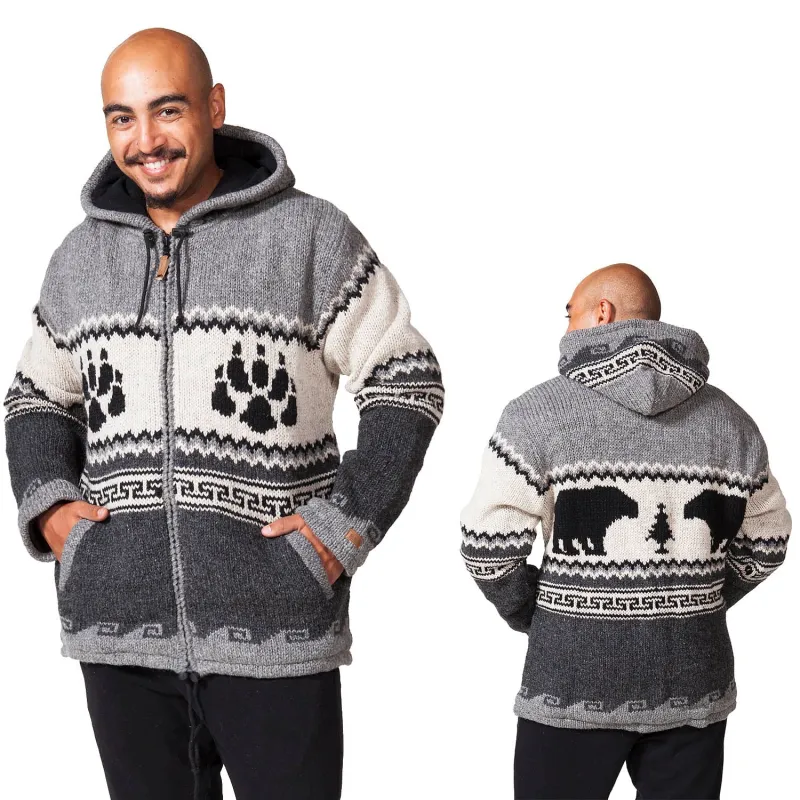 WOOL BEAR PAW JACKET sold by Oh Canada WPG