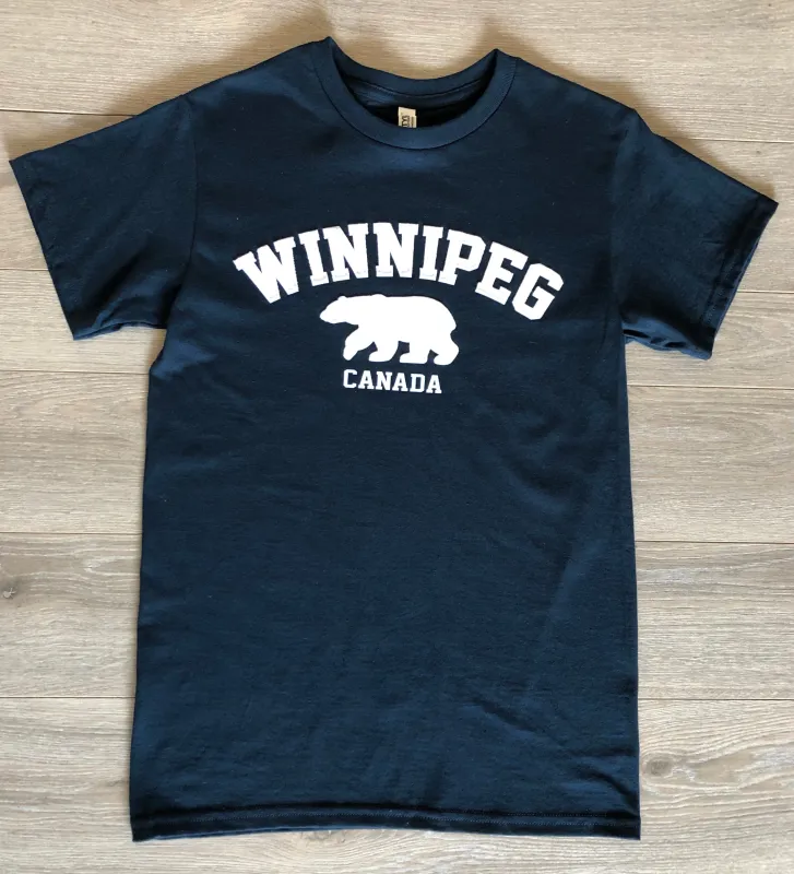 POLAR BEAR WINNIPEG TEE sold by Oh Canada WPG