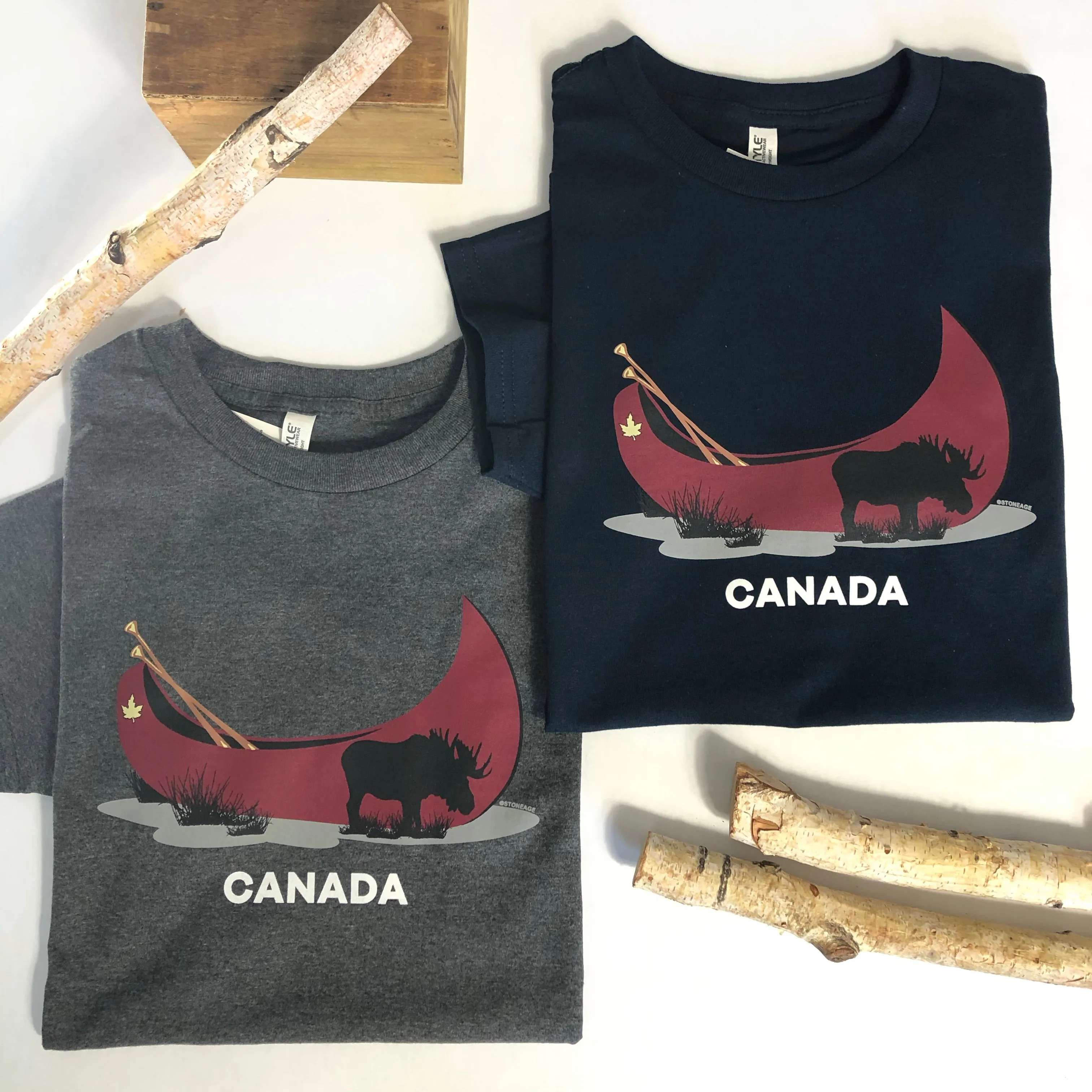 RED CANOE CANADA TEE sold by Oh Canada WPG