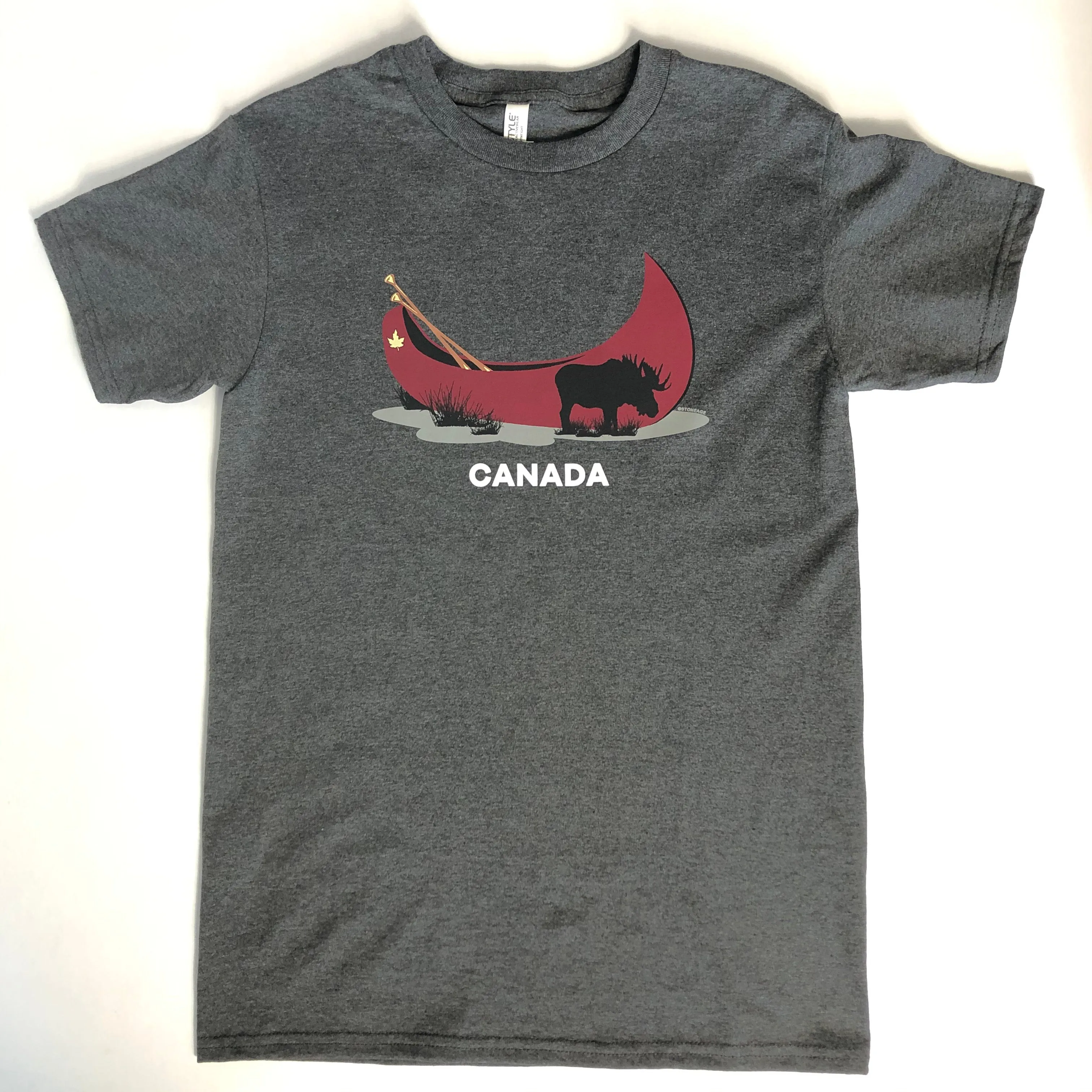 RED CANOE CANADA TEE sold by Oh Canada WPG product image thumbnail 2