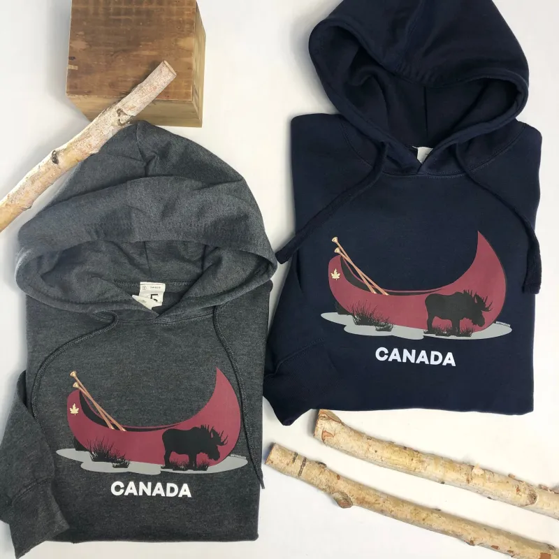 RED CANOE CANADA HOODIE sold by Oh Canada WPG