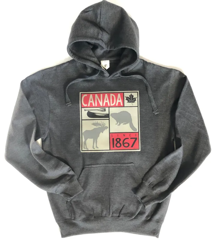 CANADA ICONS HOODIE sold by Oh Canada WPG