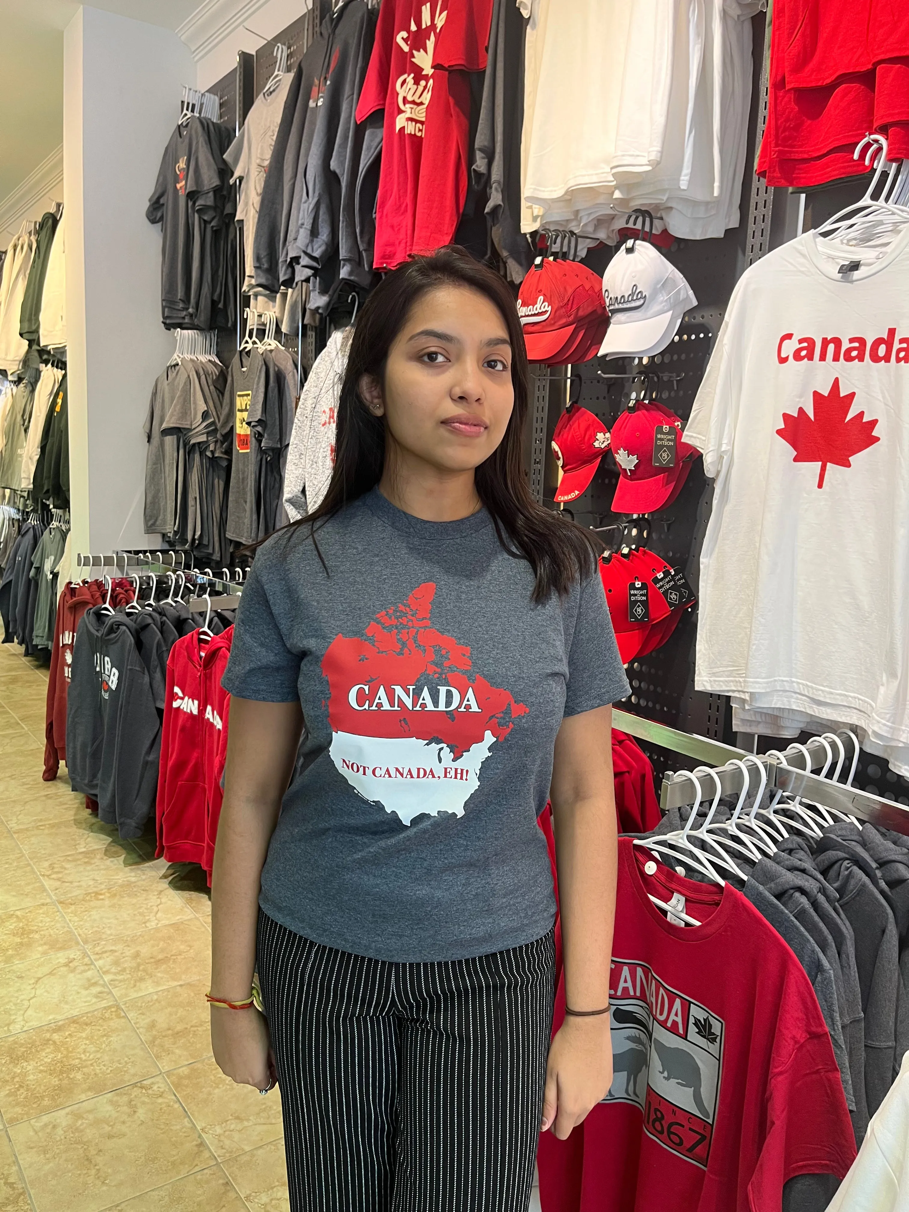 NOT CANADA EH! T-SHIRT sold by Oh Canada WPG