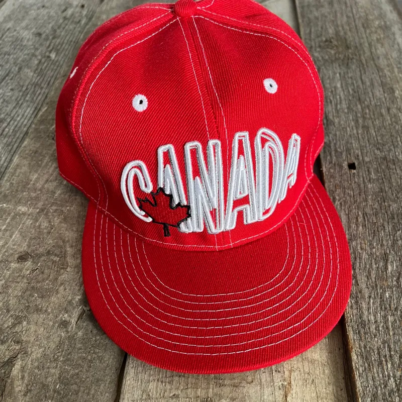FLAT BILL CANADA HAT sold by Oh Canada WPG