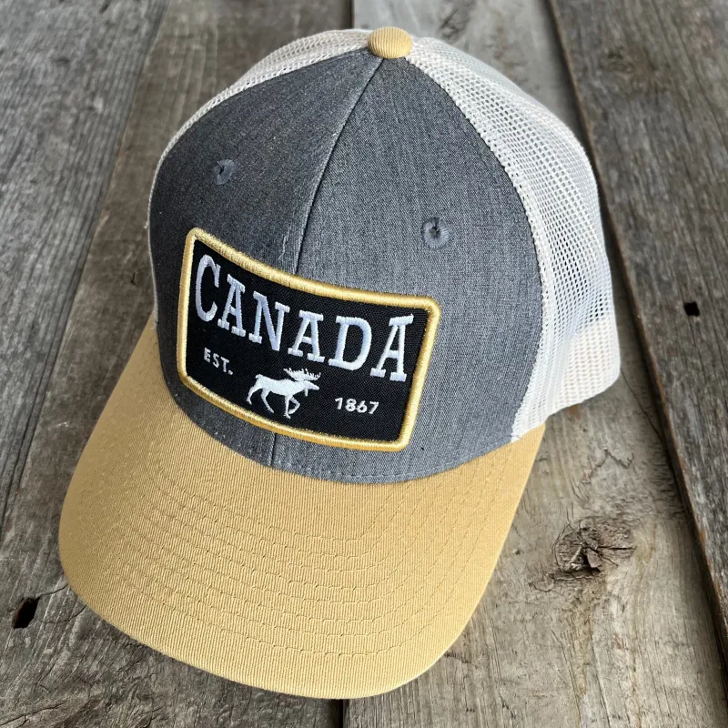 MOOSE PATCH TRUCKER HAT sold by Oh Canada WPG