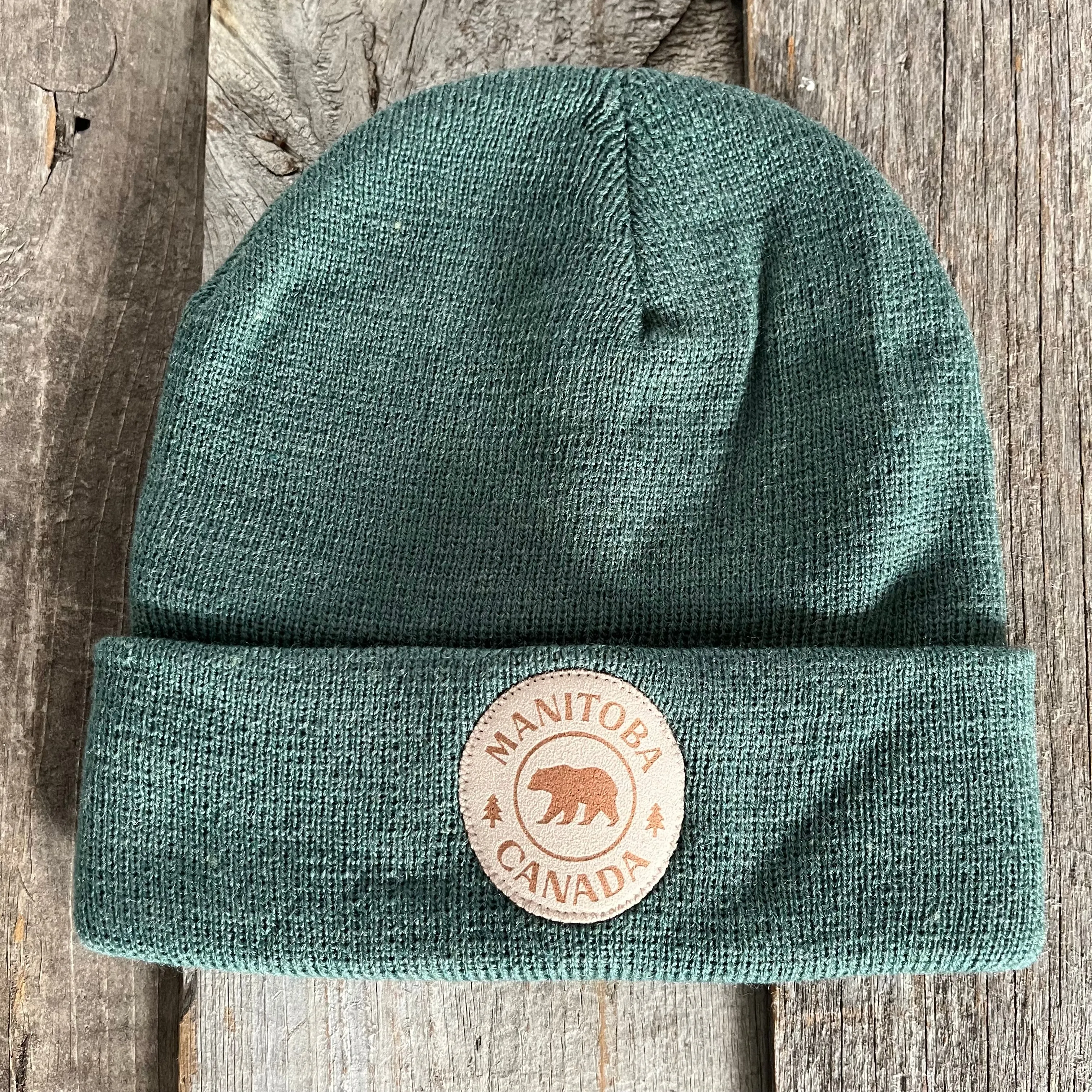 MANITOBA CANADA BEAR PATCH BEANIE sold by Oh Canada WPG product image thumbnail 3