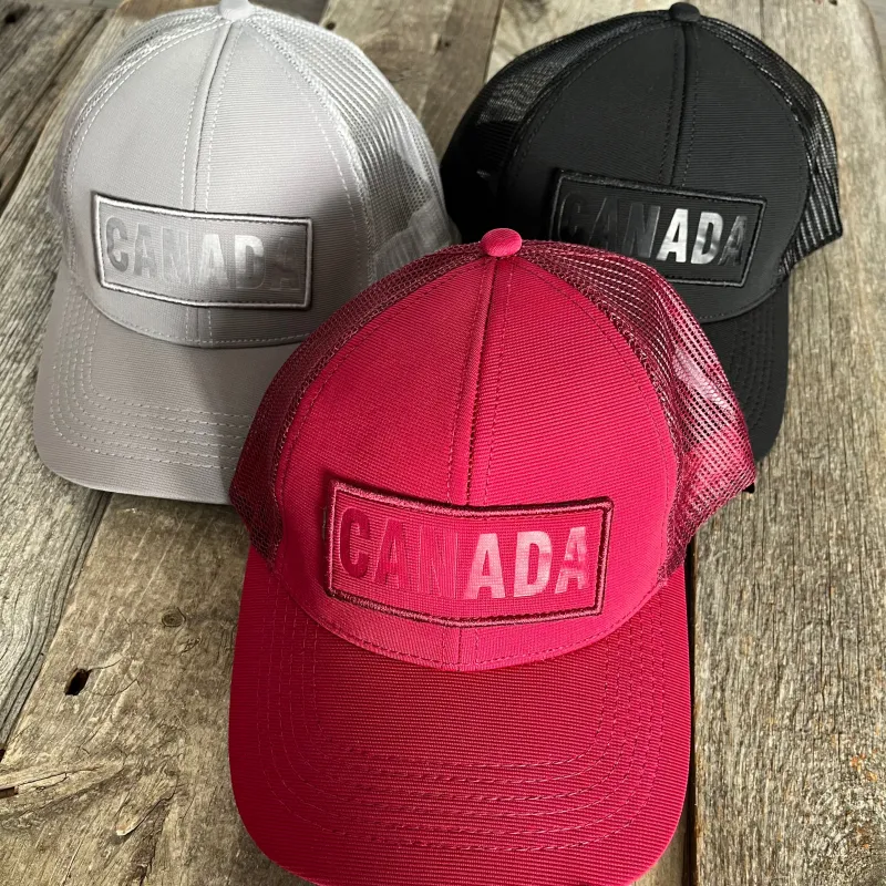 EMBOSSED PATCH CANADA HAT sold by Oh Canada WPG