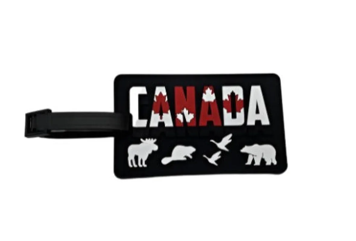 WILDLIFE LUGGAGE TAG made by Oh Canada WPG