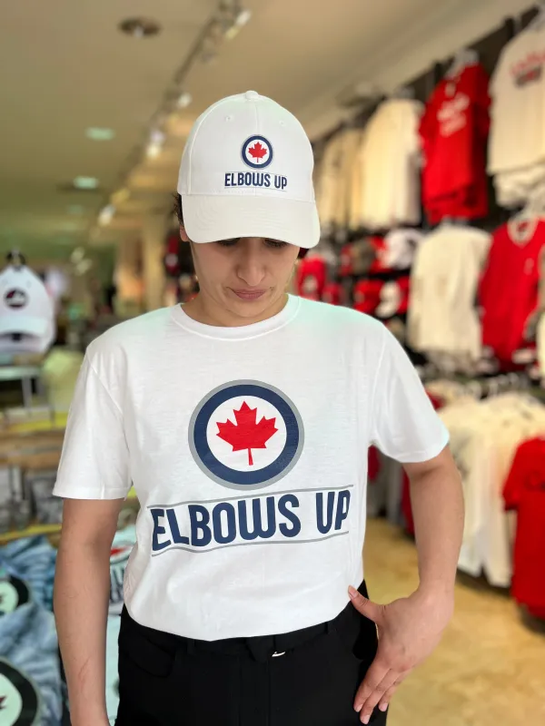 ELBOWS UP T-SHIRT sold by Oh Canada WPG