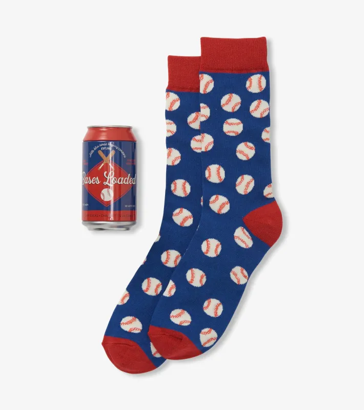 BASES LOADED BEER CAN SOCKS sold by Oh Canada WPG