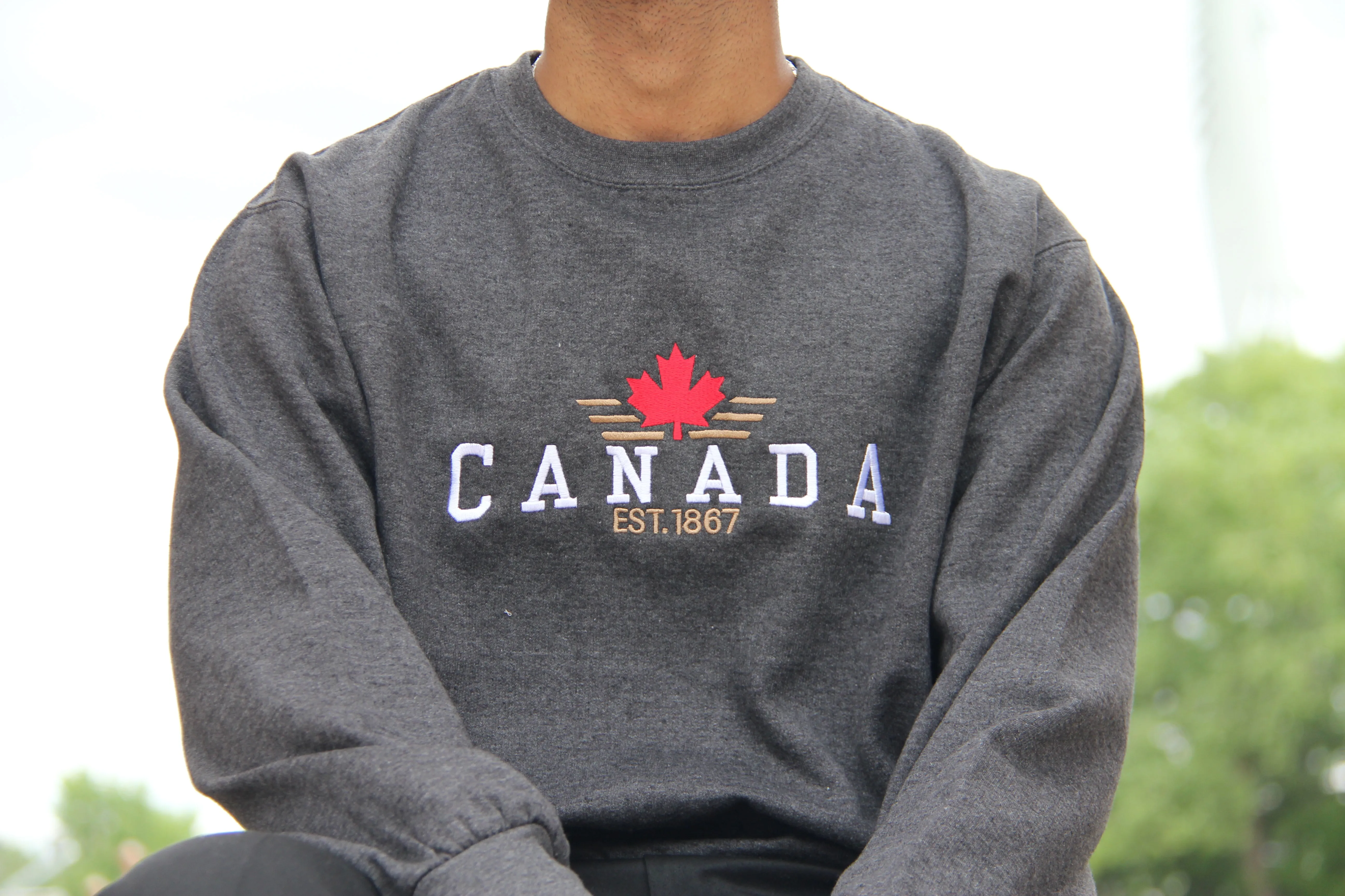 CANADA EMBROIDERED CREWNECK sold by Oh Canada WPG product image thumbnail 2