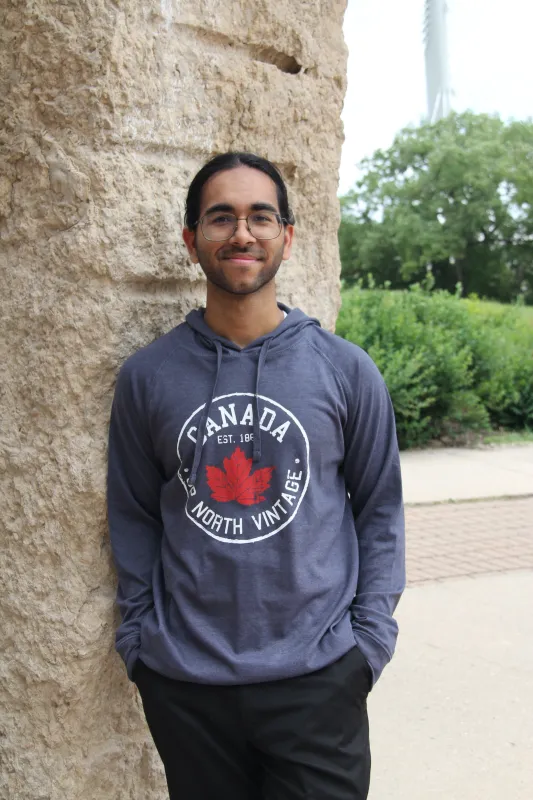 LONG SLEEVE HOODIE sold by Oh Canada WPG