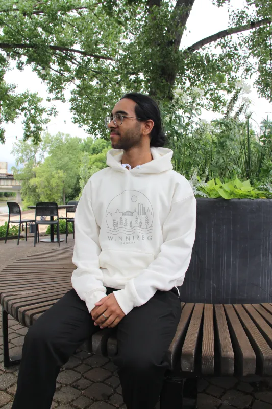 WINNIPEG OUTLINE HOODIE sold by Oh Canada WPG