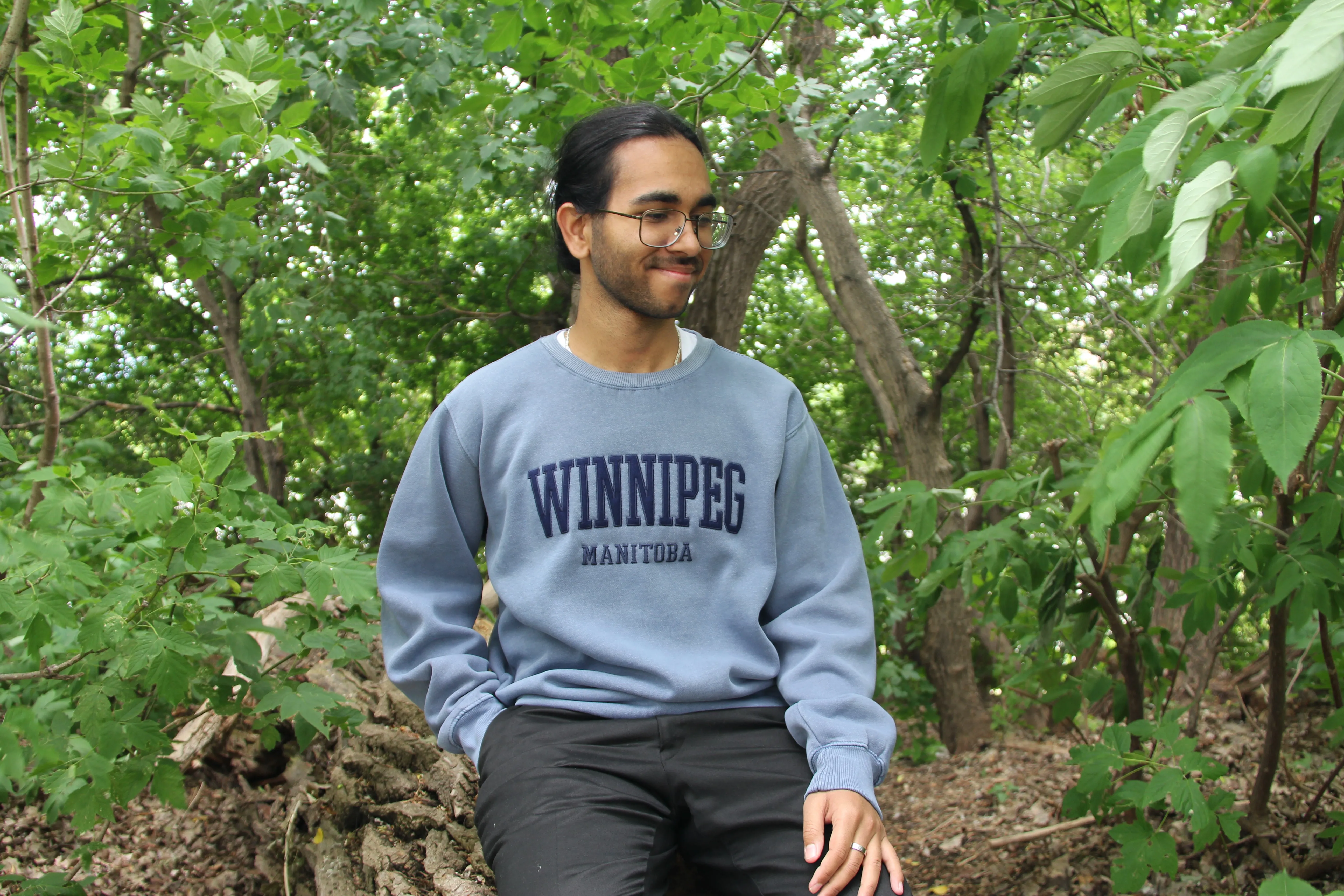 MANITOBA COLLEGIATE FELT CREWNECK sold by Oh Canada WPG product image thumbnail 4