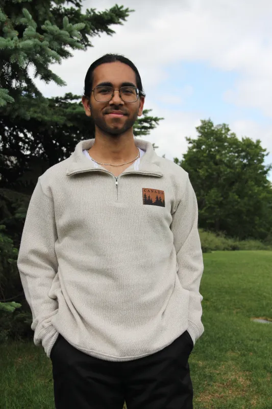 NANTUCKET 1/4 ZIP CANADA SWEATER sold by Oh Canada WPG