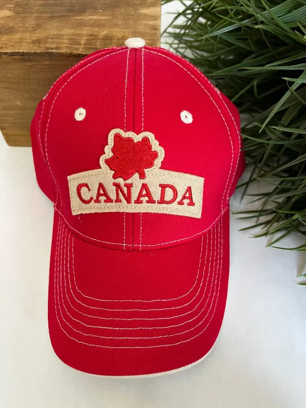 APPLIQUE CANADA HAT sold by Oh Canada WPG