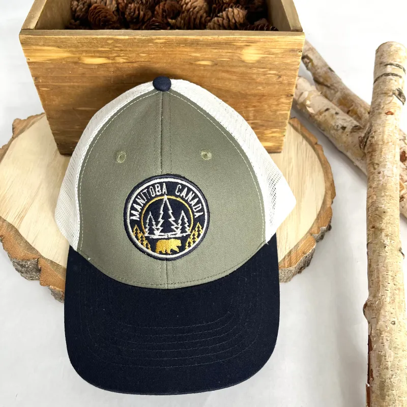 MANITOBA BEAR TRUCKER HAT sold by Oh Canada WPG