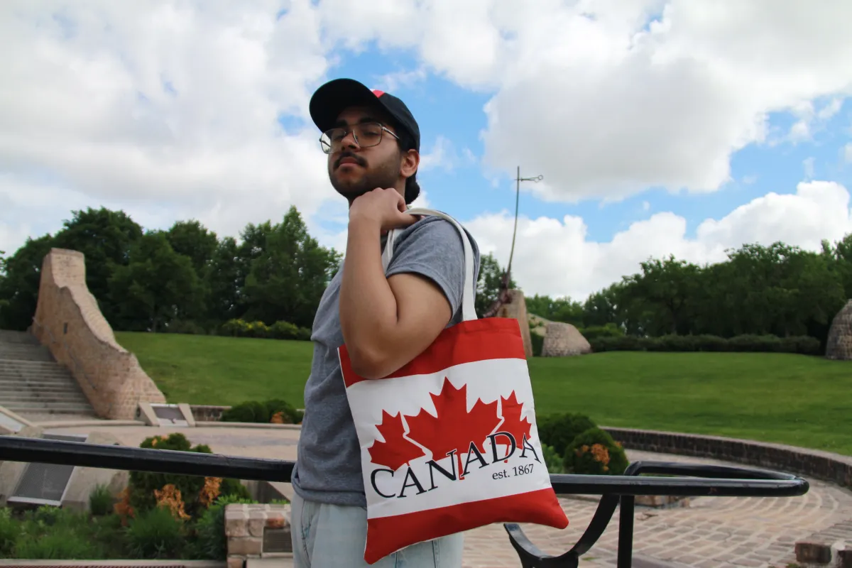 CANADA MAPLE LEAF TOTE sold by Oh Canada WPG