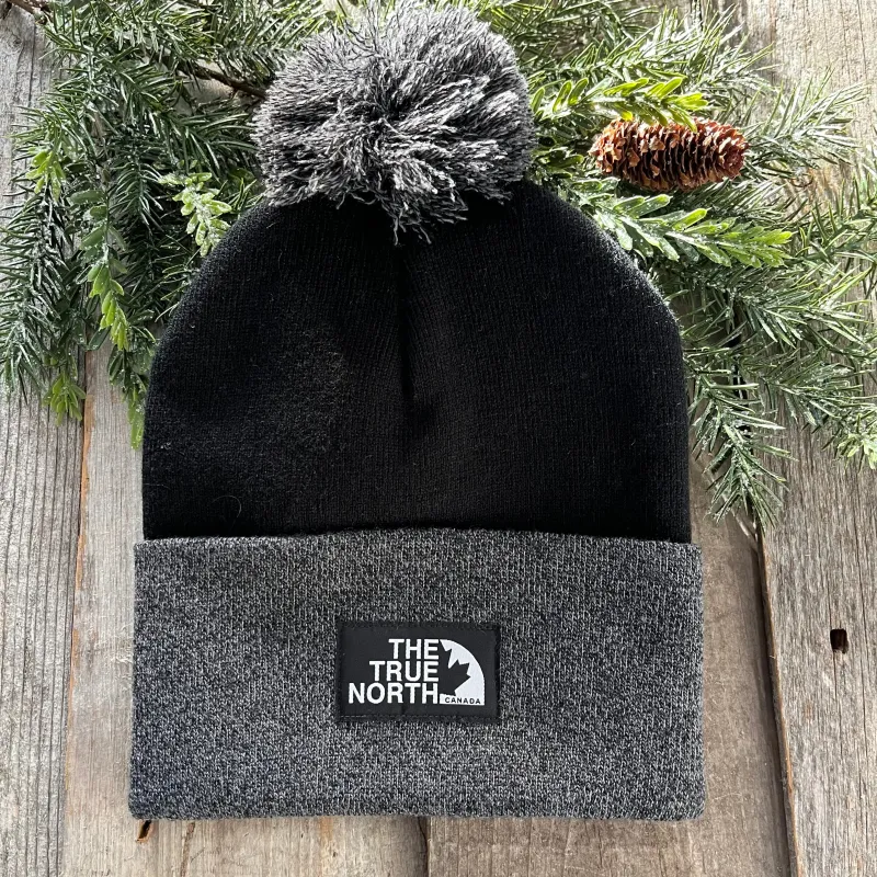 TRUE NORTH POM POM TOQUE sold by Oh Canada WPG