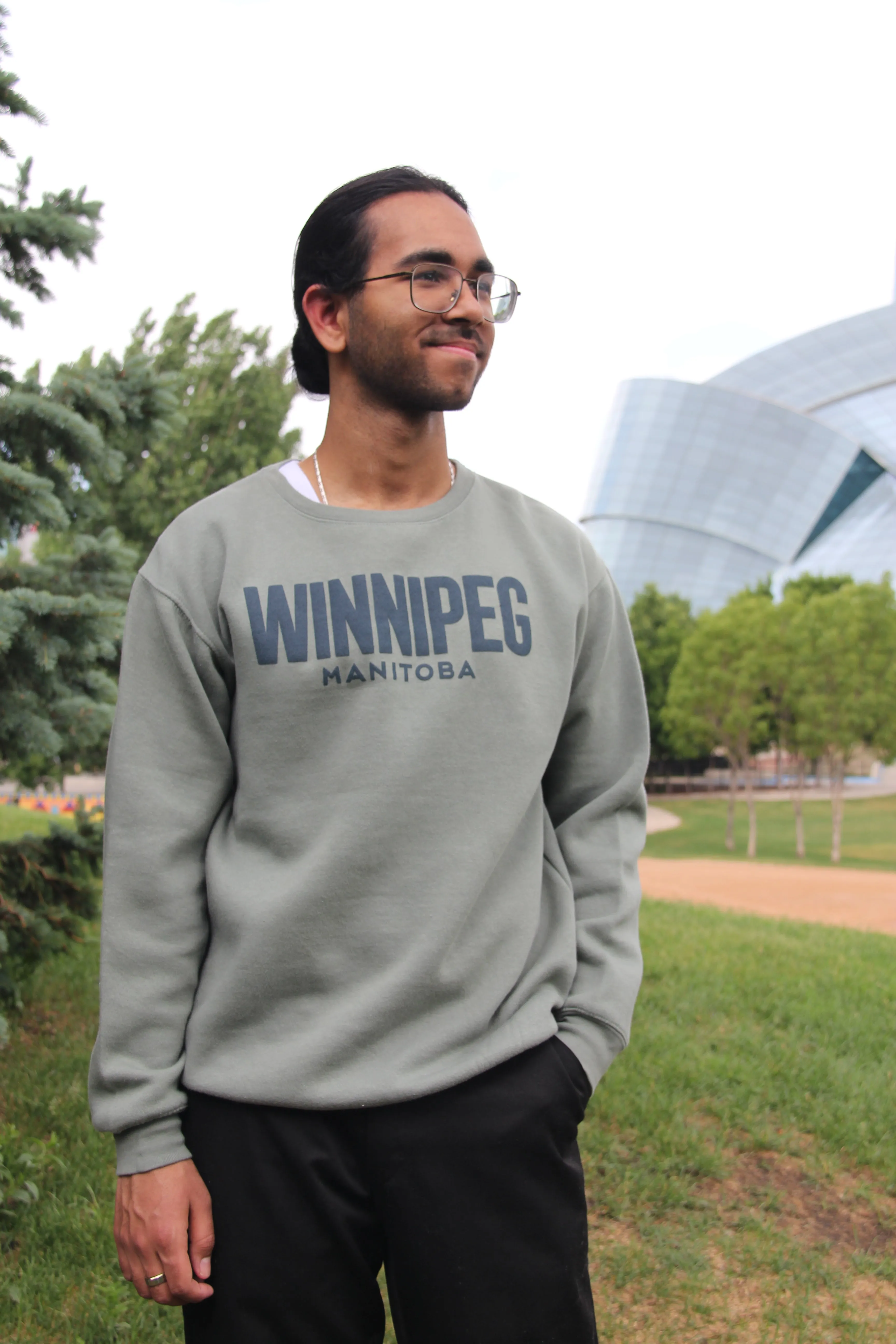 PUFF PRINT CREWNECK sold by Oh Canada WPG