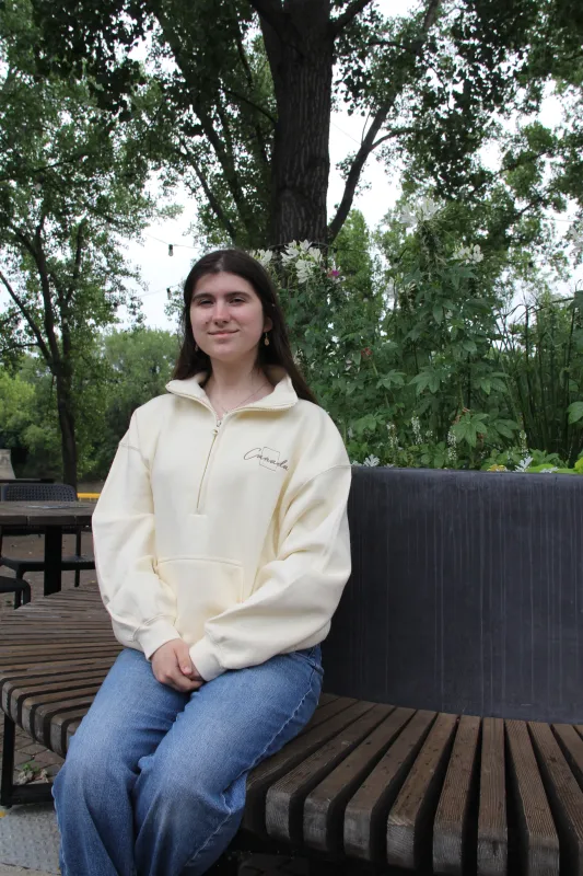 1/4 ZIP WOMENS SWEATER sold by Oh Canada WPG