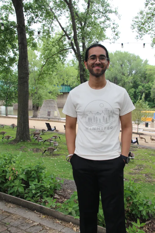 WINNIPEG OUTLINE T-SHIRT sold by Oh Canada WPG