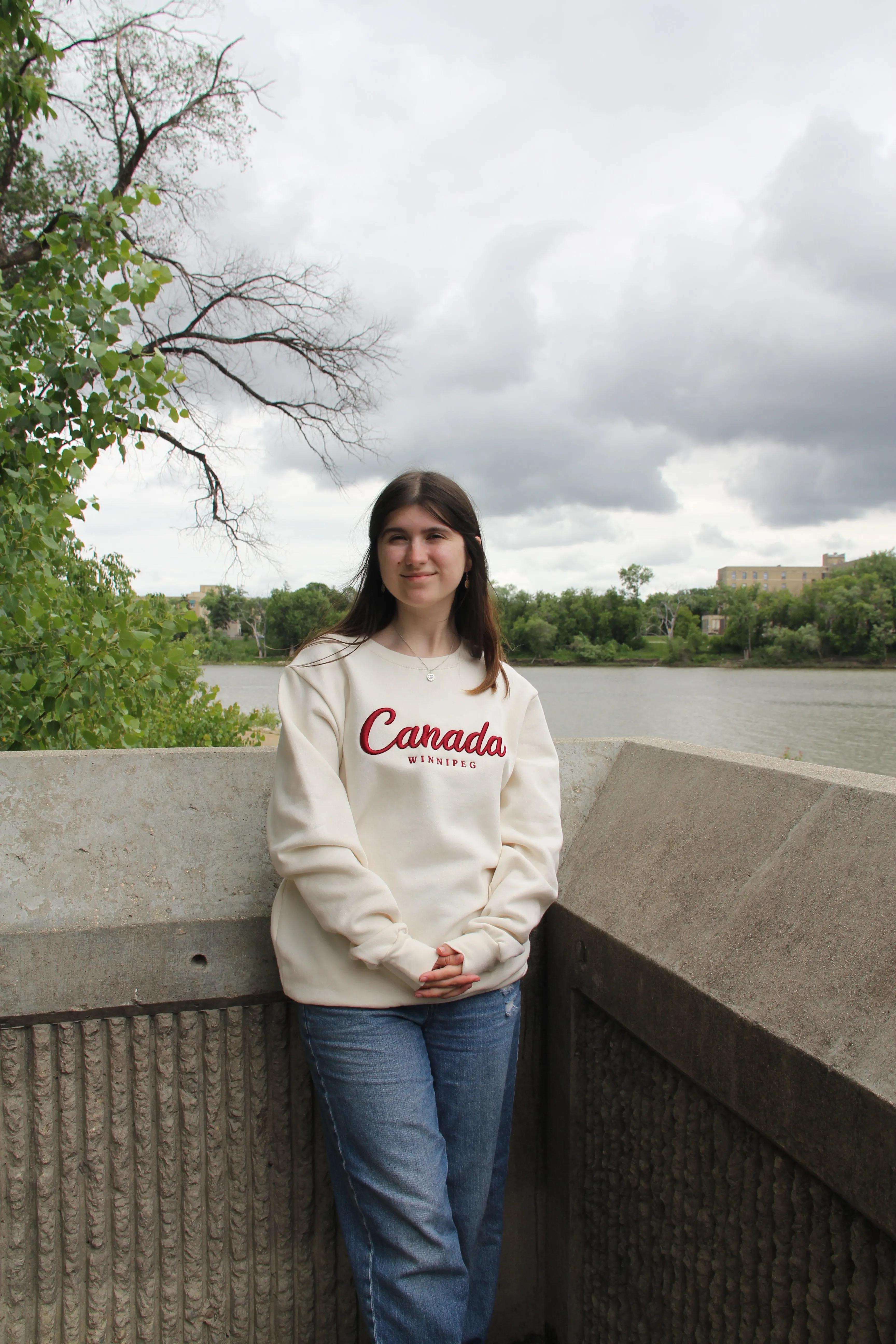 EMBROIDERED CANADA CREWNECK sold by Oh Canada WPG product image thumbnail 3