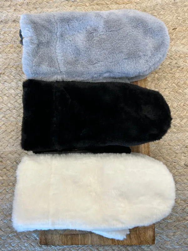 FUZZY STRING MITTS sold by Oh Canada WPG