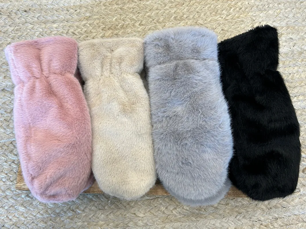 FUZZY MITTS made by Oh Canada WPG