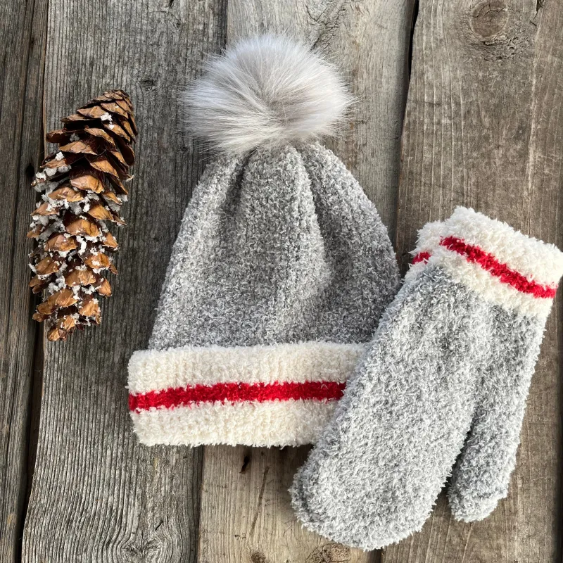 CABIN KNIT CHENILE TOQUE sold by Oh Canada WPG