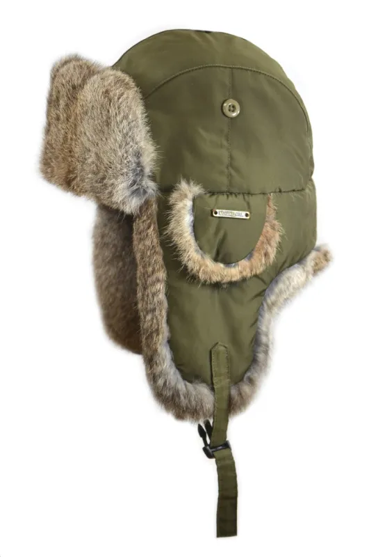 FUR TRIM AVIATOR HAT sold by Oh Canada WPG