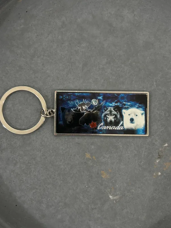 CANADA WILD KEYCHAIN made by Oh Canada WPG